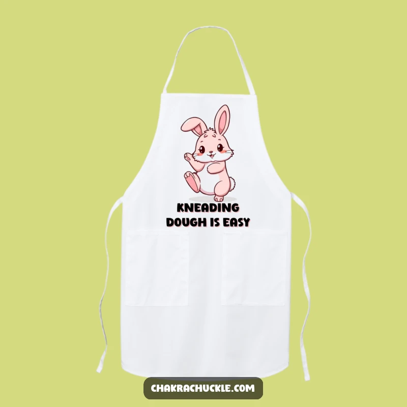 Funny Yoga Bunny Apron - Hilarious Kitchen Wear for Flexible Cooks