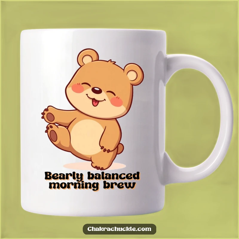 Funny Giggling Bear Mug: A Hilarious Playful Twist Gift Idea for Bear Lovers