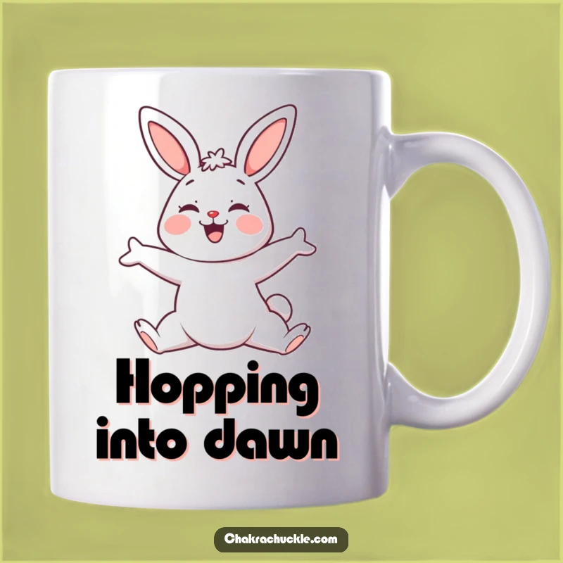 Funny Yoga Bunny Mug, a Cute and Relaxing Gift for Stretch Lovers