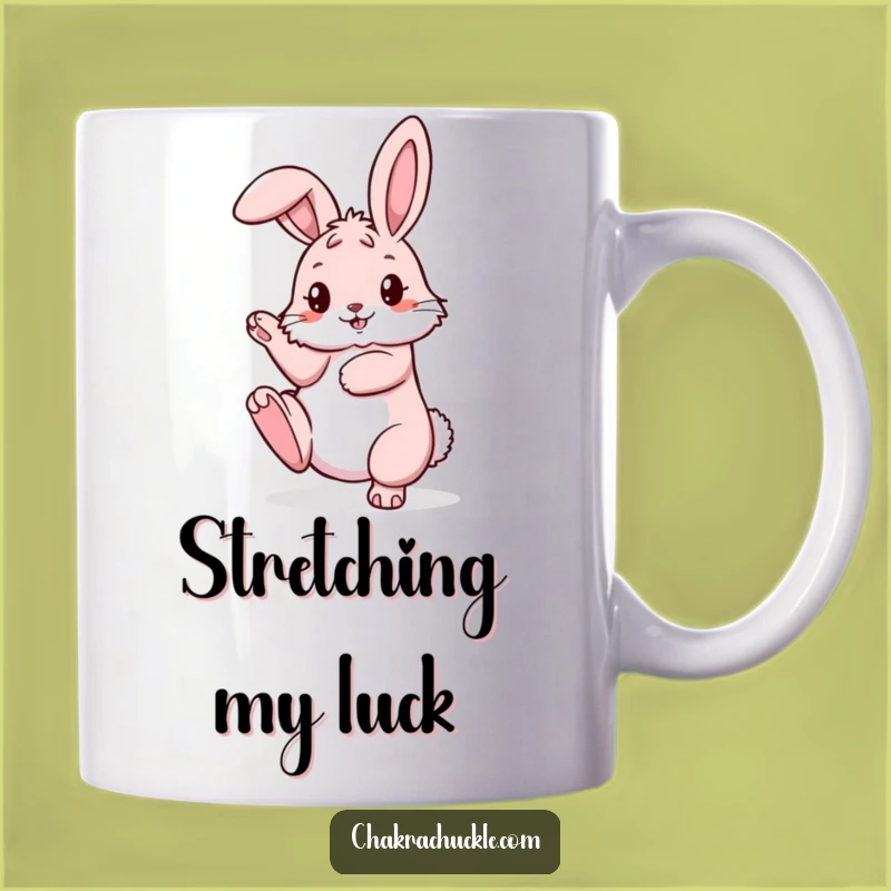 Funny Yoga Bunny Mug - Hilarious Flexible Friend Gift for Yogis
