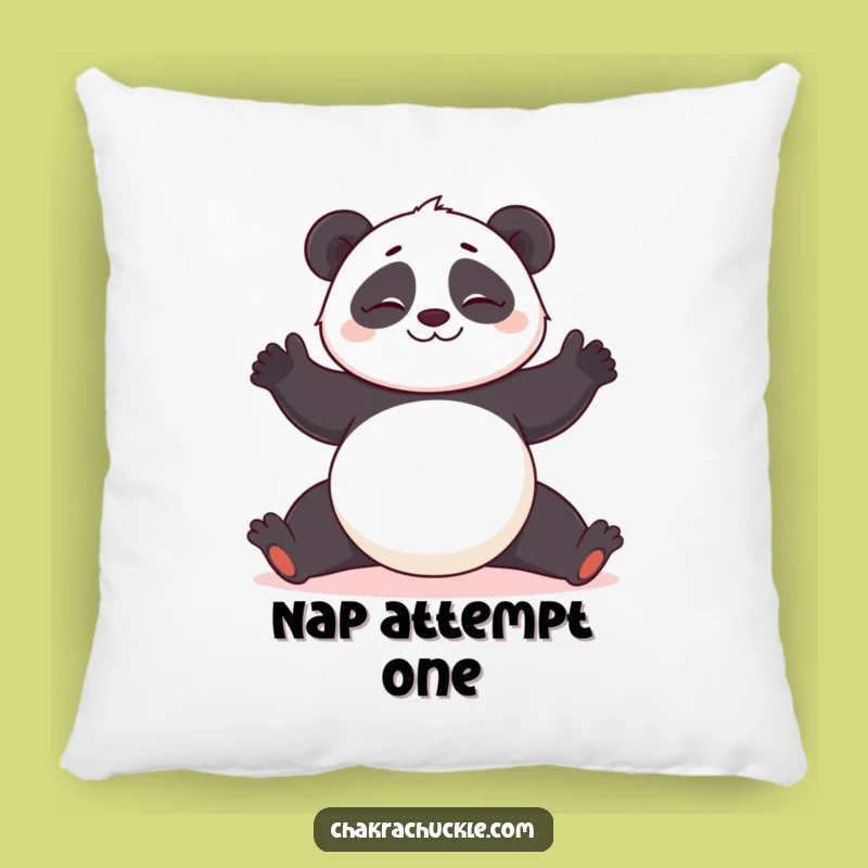 Funny Panda Yoga Pillow: Soft Wobbly Yogi for Hilarious Comfort