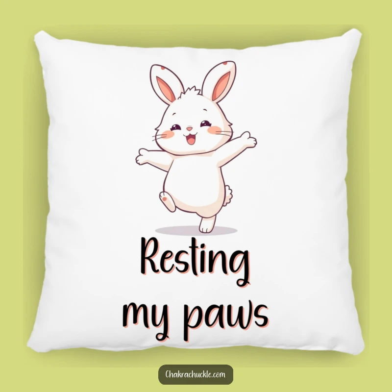 Funny Rabbit Balance Pillow: Soft Juggler for Hilarious Comfort