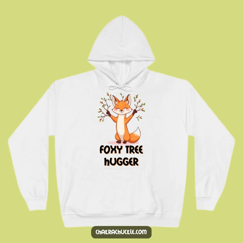 Funny Yoga Fox Hoodie - Cozy & Graceful Tree Pose Apparel