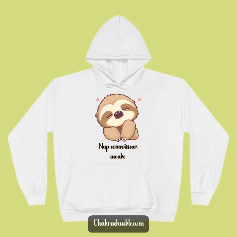 Funny Sloth Neck Roll Hoodie - Ultimate Comfort for Relaxed Days