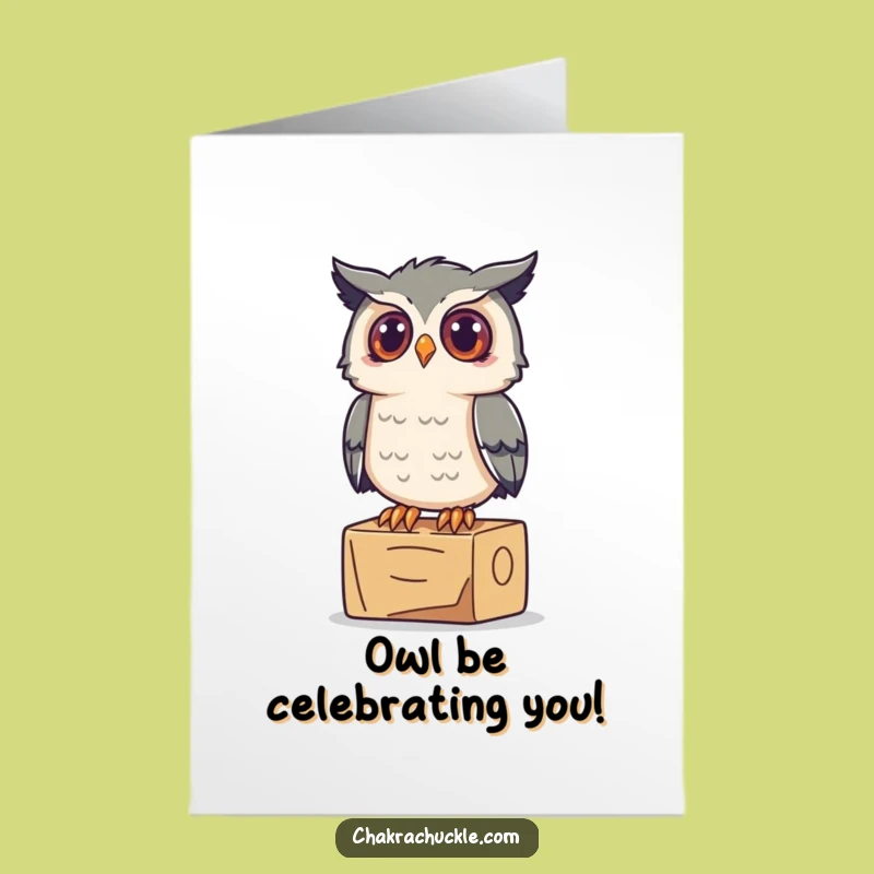 Free Printable Owl Yoga Congrats Card - Smart Celebration Downloadable