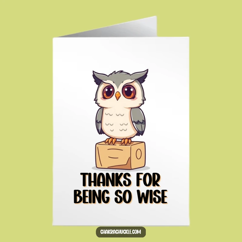 Free Printable Owl Yoga Thank You Card - Thoughtful Gratitude Downloadable