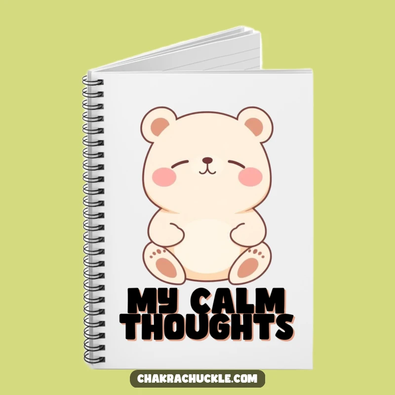 Funny Bear Meditation Notebook: Yogi Animal for Journaling & Peaceful Notes