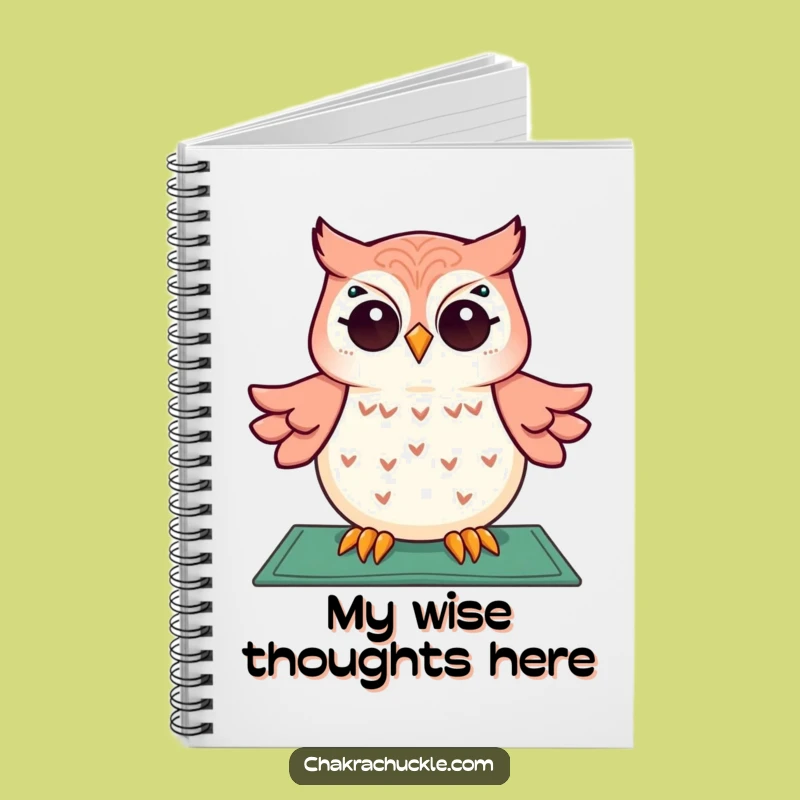 Funny Giggling Owl Notebook: Hilarious Journal for Creative Meditation Ideas