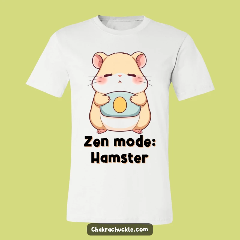 Funny Hamster Zen Master T-Shirt - Hilarious Meditation Gift for Yoga Lovers
